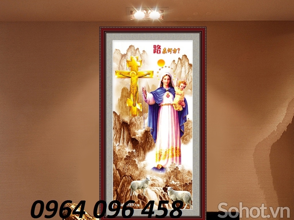 Tranh gạch thiên chúa 3d - FDS42