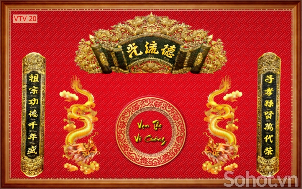 Tranh phòng thờ - gạch tranh 3D