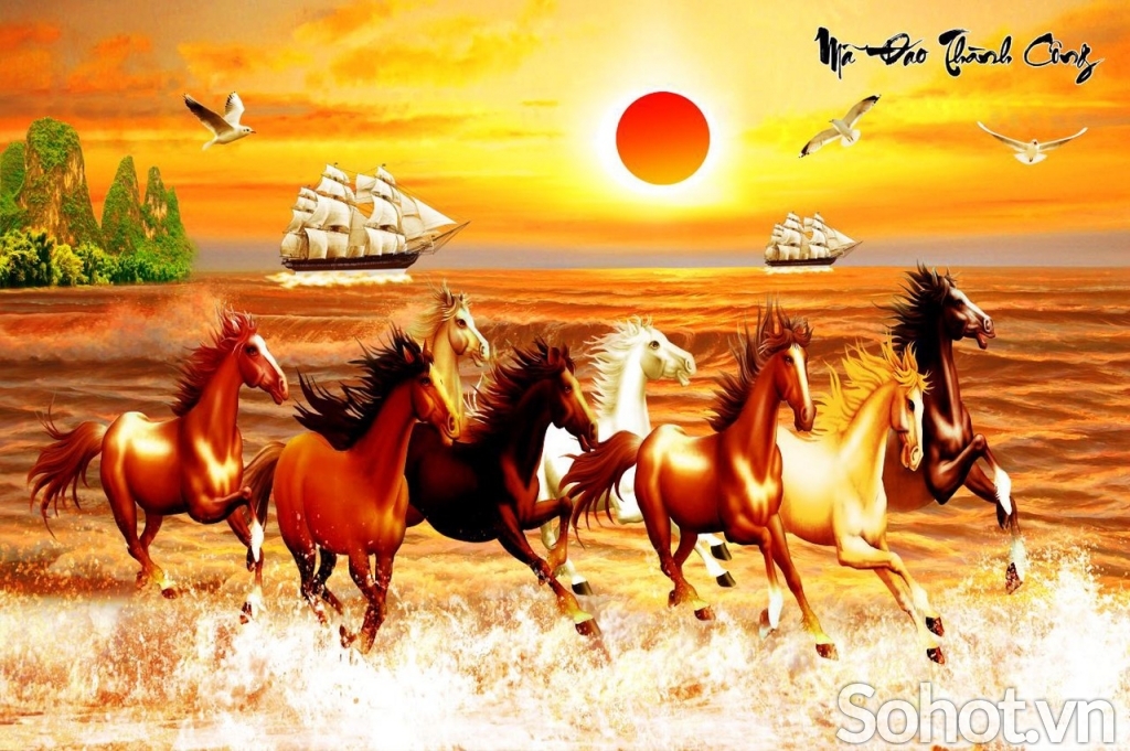 Tranh gạch mã đáo thành công