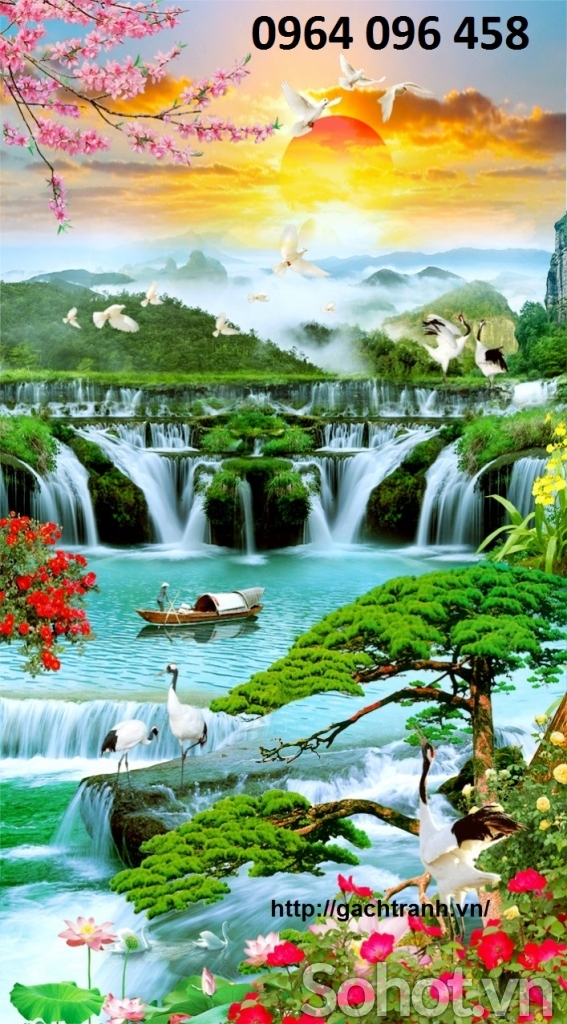 Tranh gạch 3d ốp tường - GDA3