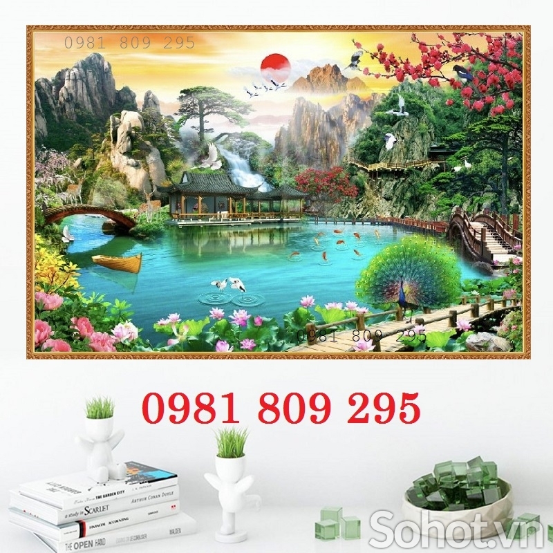 Tranh gạch phong cảnh đẹp