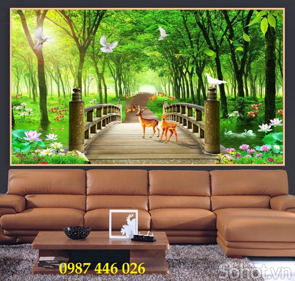 Tranh gạch ốp tường đẹp HP8622