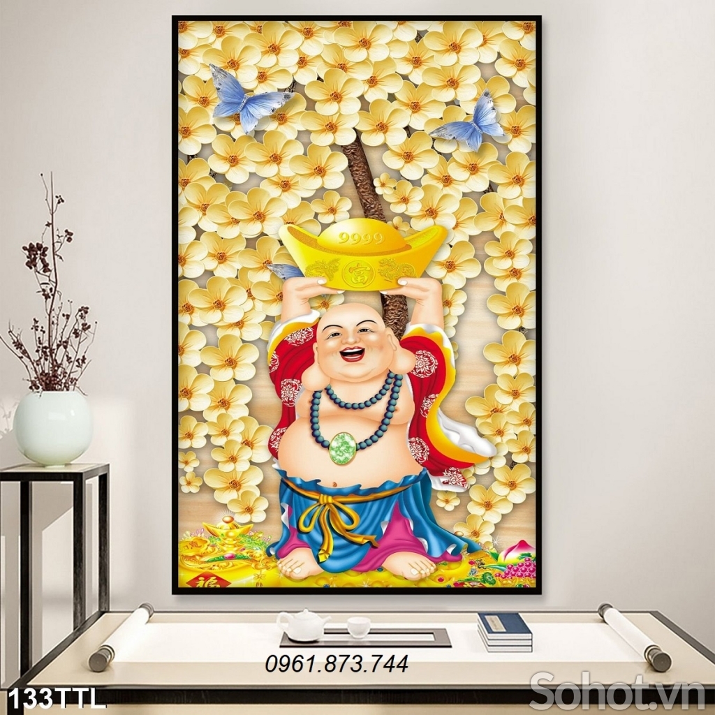 Tranh 3D thần tài