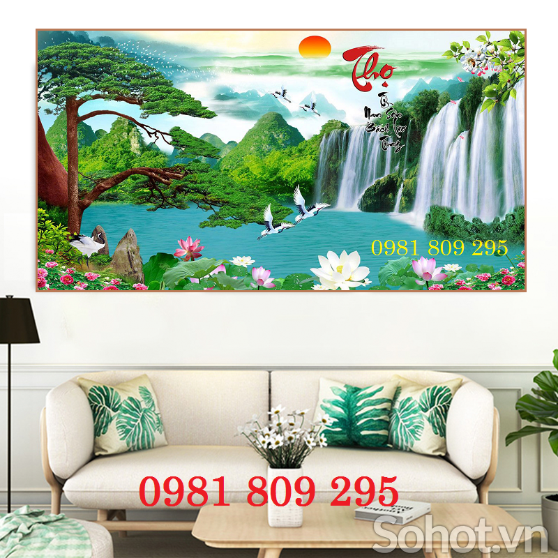 Tranh gạch men , gạch tranh phong cảnh đẹp