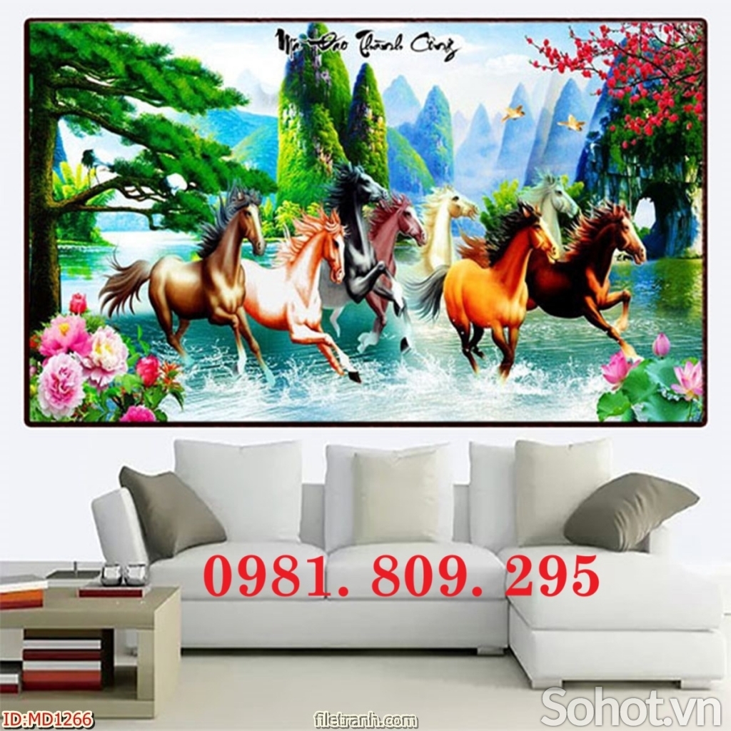 Gạch 3d ngựa , gạch tranh
