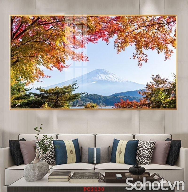 Tranh gạch 3d phong cảnh rừng cây cổ thụ - BV62