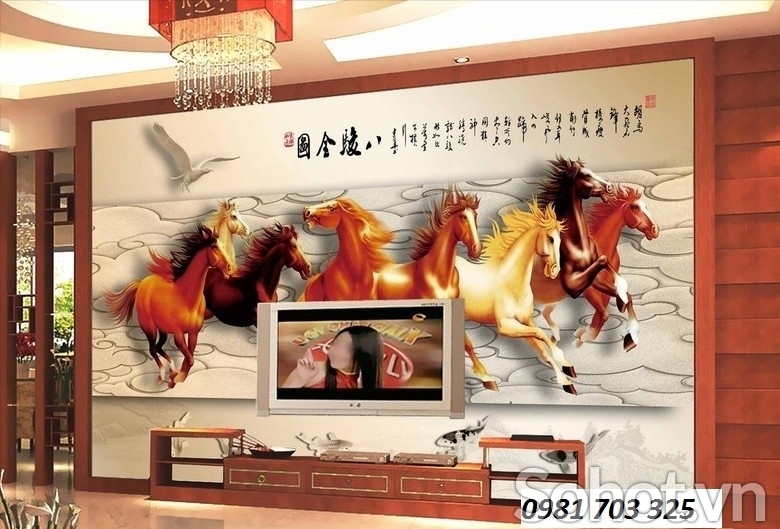 Tranh gạch mã đáo thành công