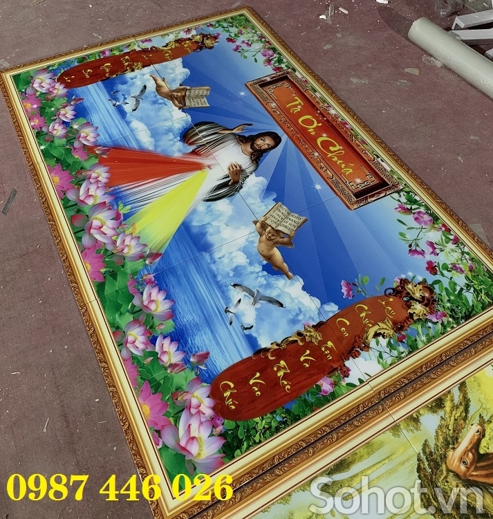 Gạch tranh công giáo HP7273