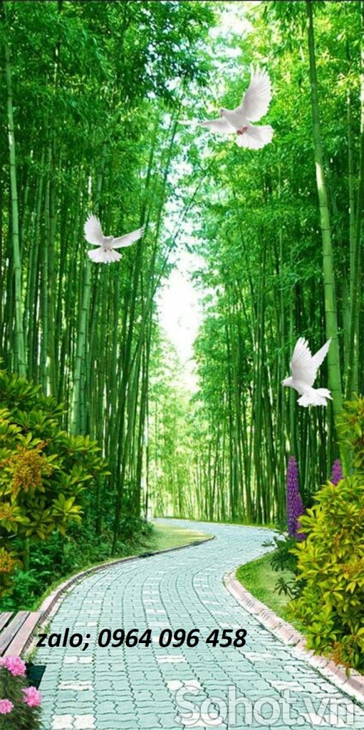 Tranh gạch 3d phong thủy mệnh hỏa - 64XP