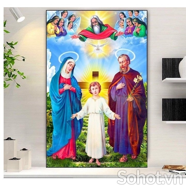 Tranh gạch men 3D công giáo