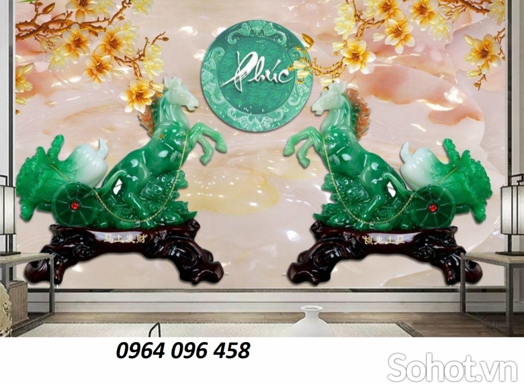 Tranh gạch 3d ốp tường mã đáo thành công - SCX3
