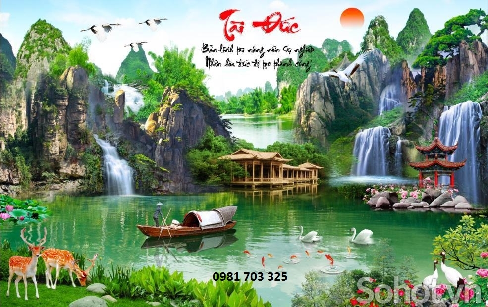 Tranh gạch men 3D trang trí