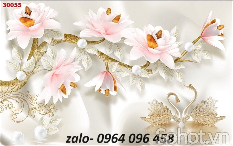 Tranh gạch 3d phong thủy phòng khách - KJH76