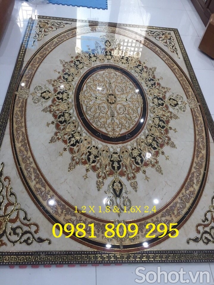 Thảm lát nền, gạch thảm cao cấp phòng khách