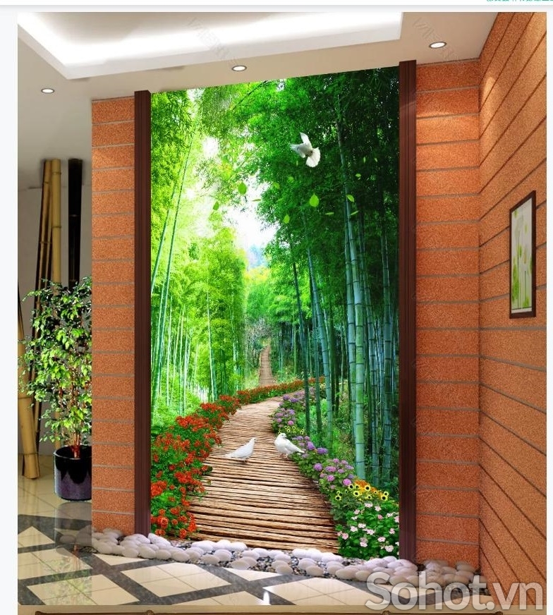 Gạch tranh khổ dọc