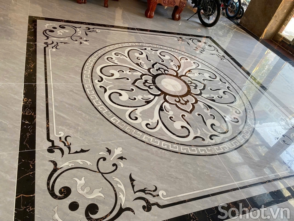 Gạch sàn nhà mẫu cắt CNC