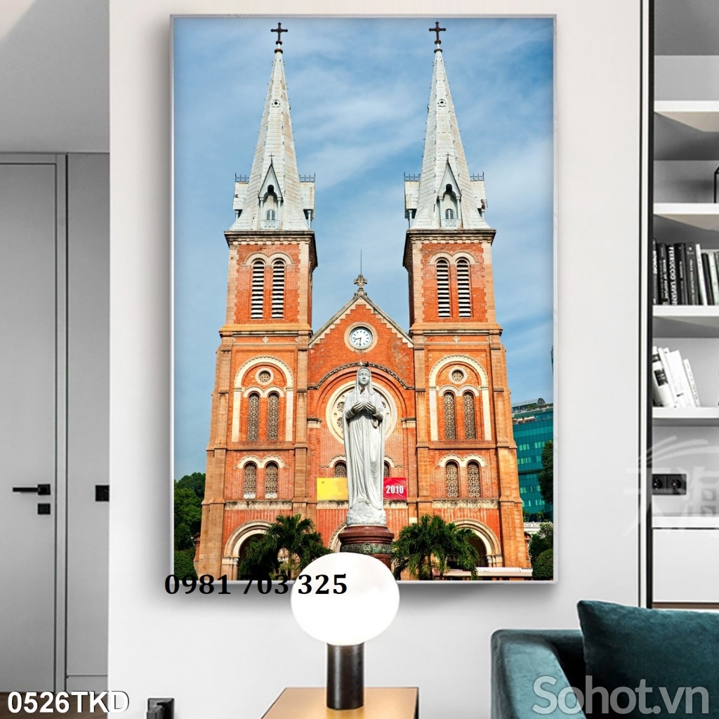 Gạch tranh khổ đứng đẹp 3d