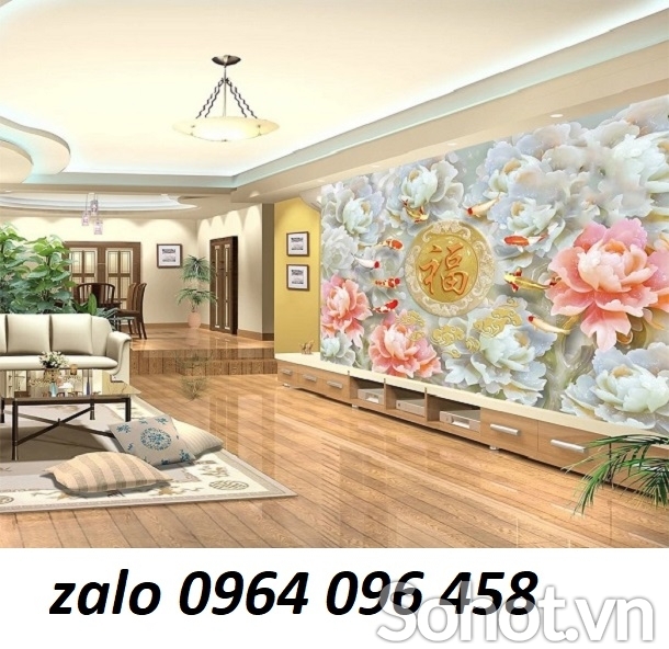 Tranh gạch 3d trang trí phòng khách đẹp - CNBB99