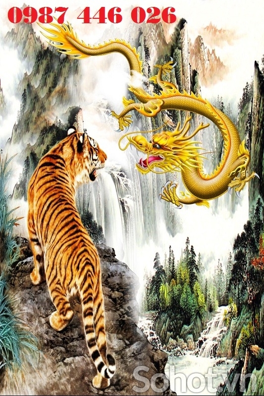 Tranh gạch con hổ HP96233