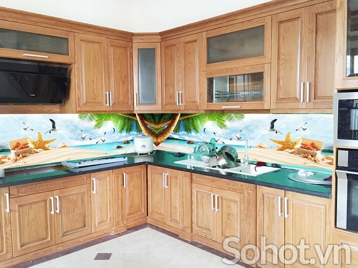 Tranh gạch 3d ốp bếp - BC44