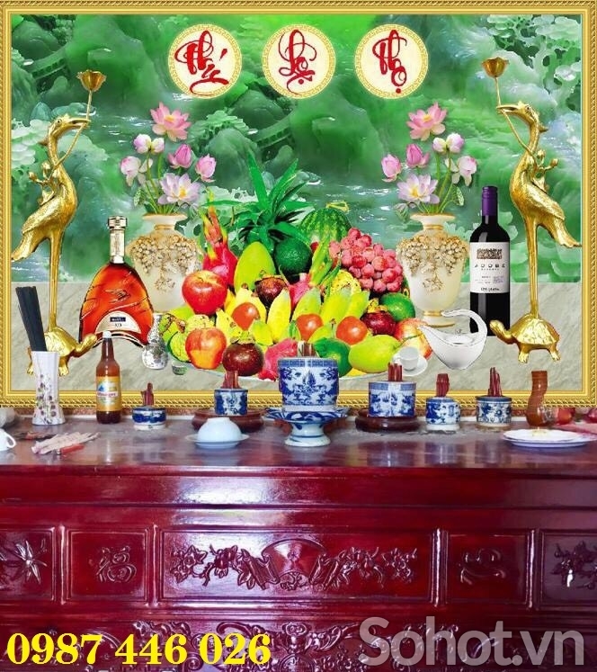 Gạch tranh phòng thơ HP0483