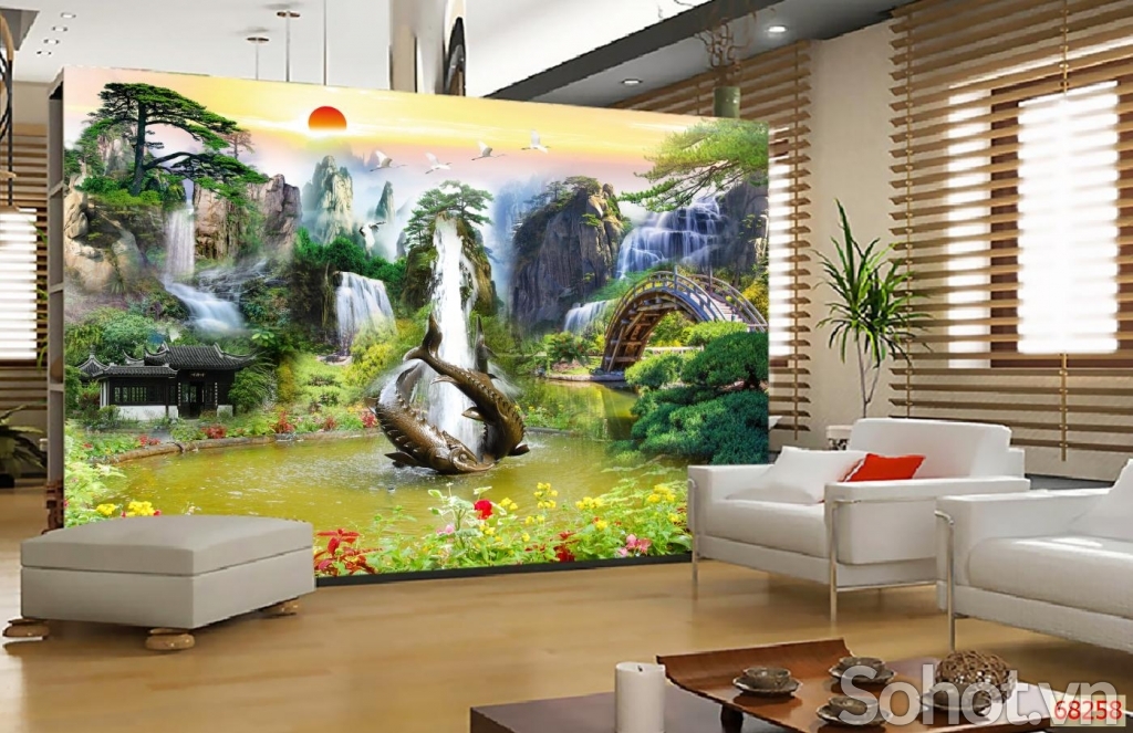 tranh gạch 3d - gạch tranh 3d - HDP