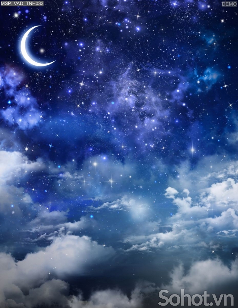 Tranh gạch 3D bầu trời đêm - Hà Nội 