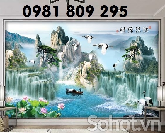 Tranh gạch men - gạch tranh 3d phong cảnh