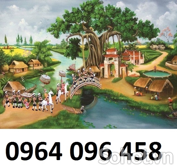 Tranh gạch 3d vinh quy bái tổ - NCVB8