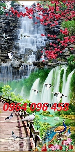 Tranh gạch 3d phong cảnh đồng quê - XCB8