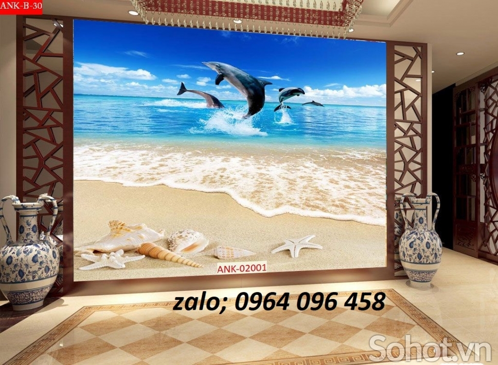 Tranh gạch 3d phong cảnh biển - SCX72