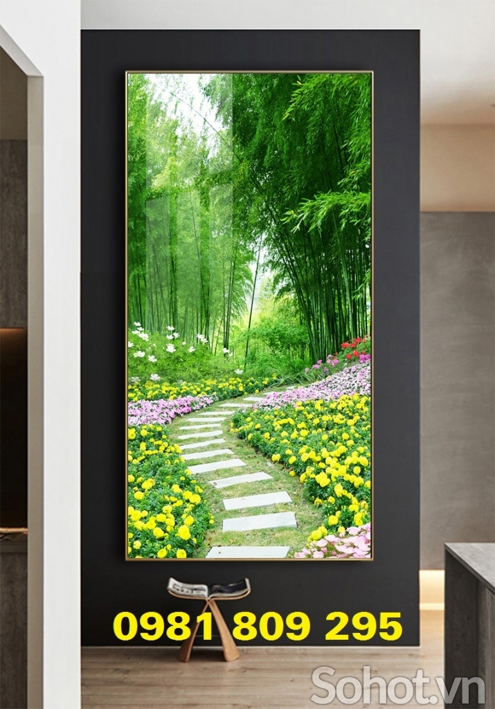 Gạch 3d rừng tre