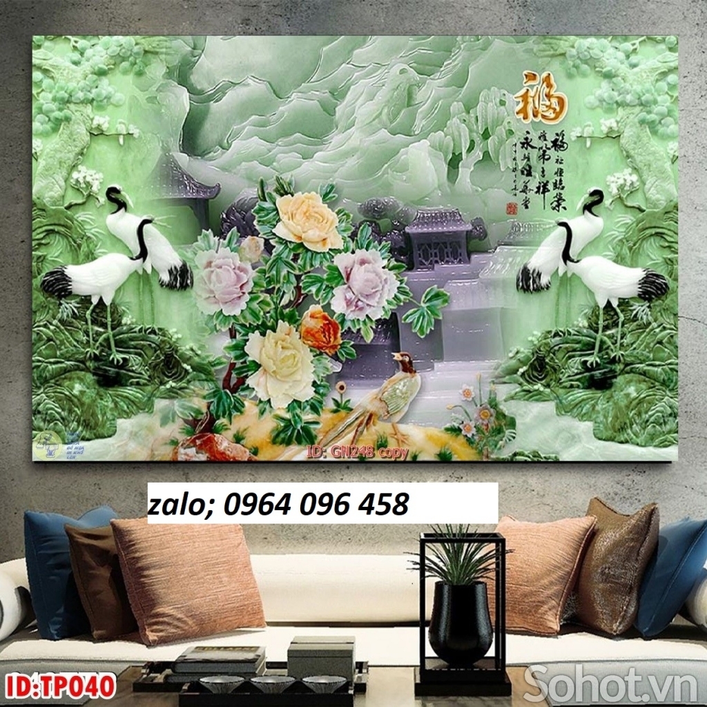 Tranh gạch 3d bóng kính - 85CL