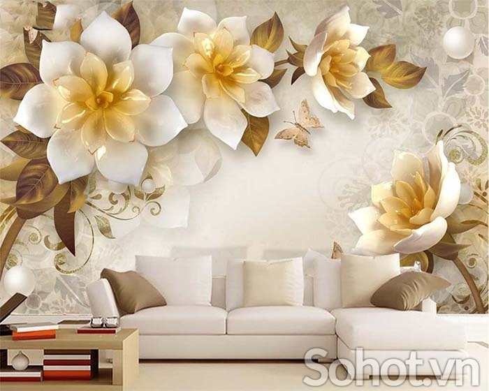 Tranh gạch men 3d ốp tường phòng khách đẹp - CXV55
