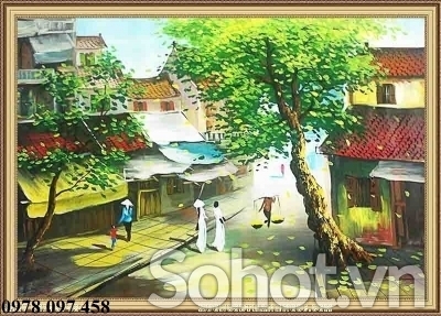 Tranh 3D trên nền gạch men