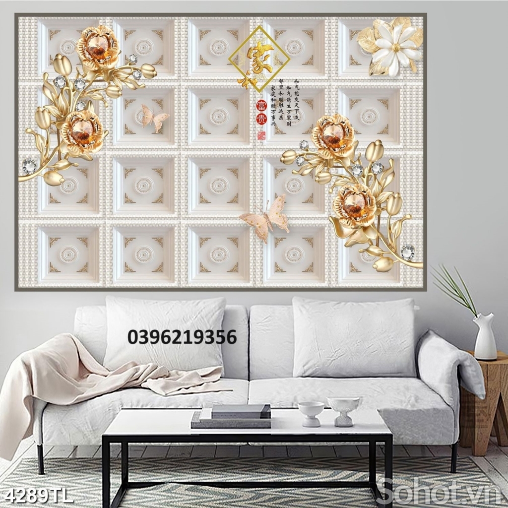 Gạch tranh lụa 3D đẹp