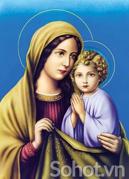 Tranh gạch Công giáo-Tranh Đức Mẹ