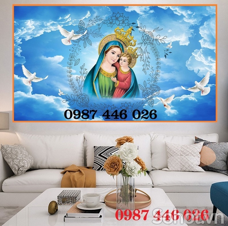 Tranh gạch thiên chúa HP0224