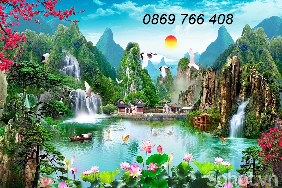 Gạch tranh phong cảnh 3D