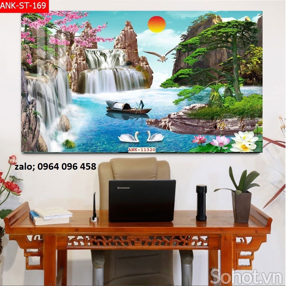 Tranh gạch 3d phong cảnh - phong thủy - JC54