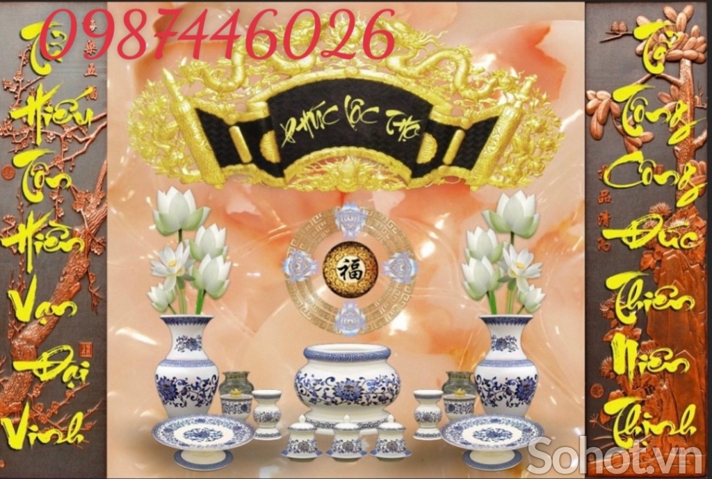 Tranh ban thờ, gạch tranh 3d