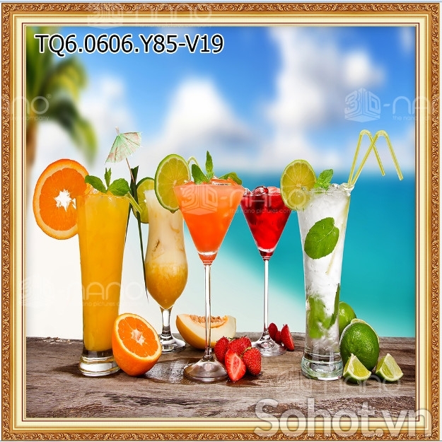 Tranh gạch 3d trang trí phòng bếp - SCM06