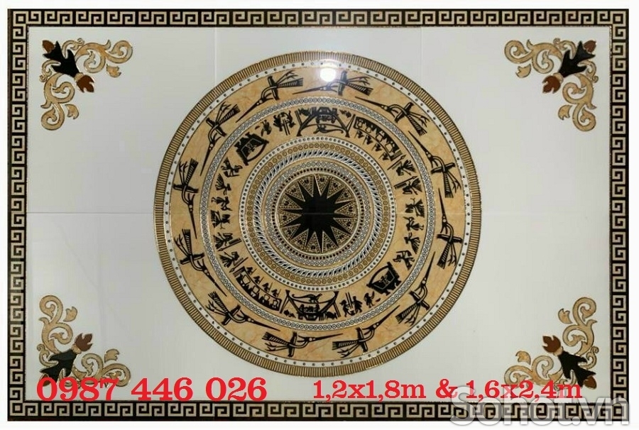 Gạch thảm hình trống đồng