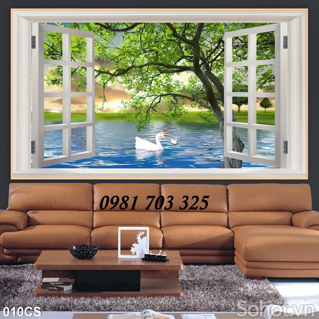 tranh gạch 3D đẹp trang trí phòng