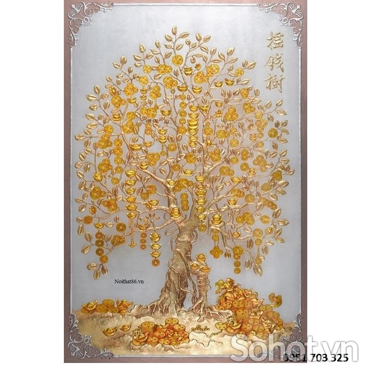 Tranh cây kim tiền