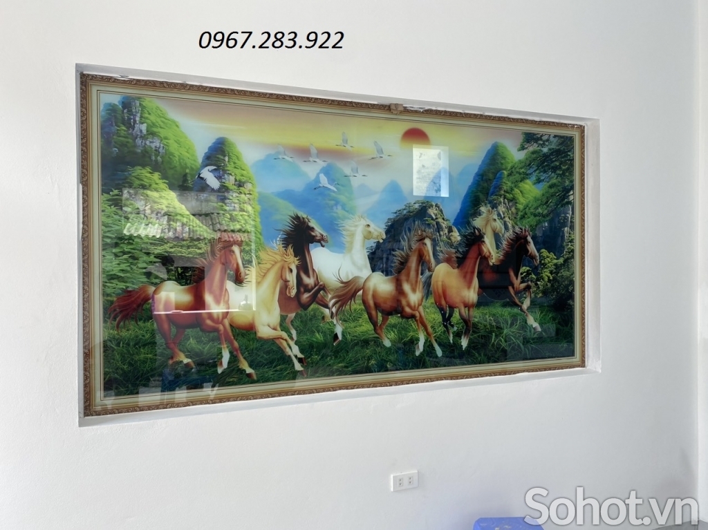 Tranh phòng khách 3d- tranh gạch men