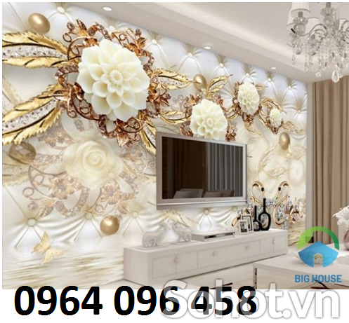 Tranh gạch 3d phòng khách - VNNB55