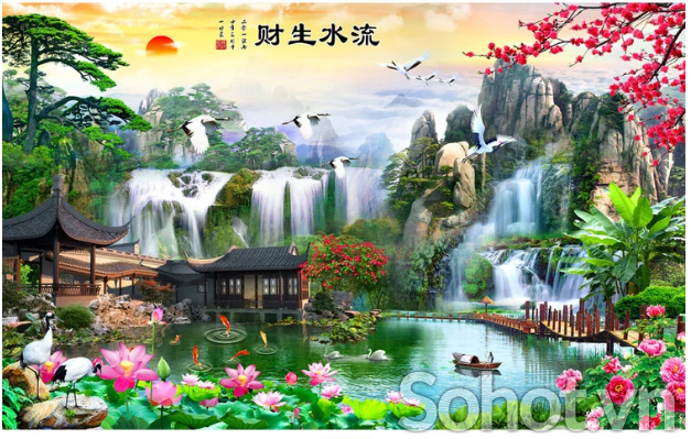 Tranh gạch đẹp ốp tường