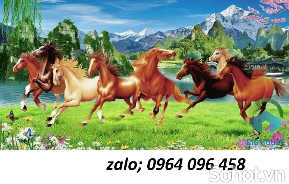 Tranh gạch 3d mã đáo thành công - DVB52