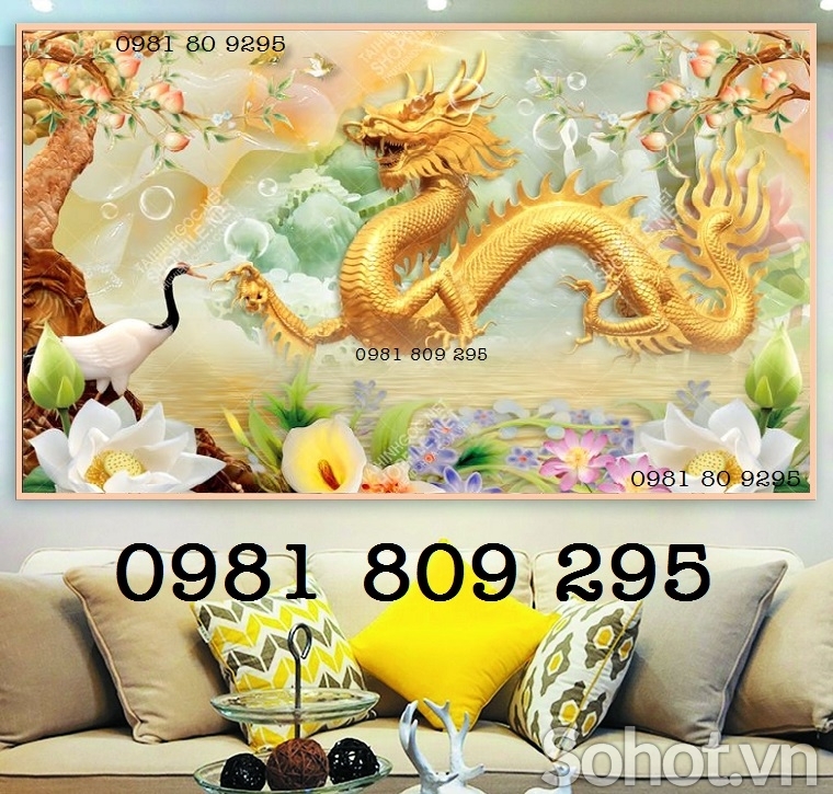 Tranh gạch 3d rông - gạch tranh ốp tường